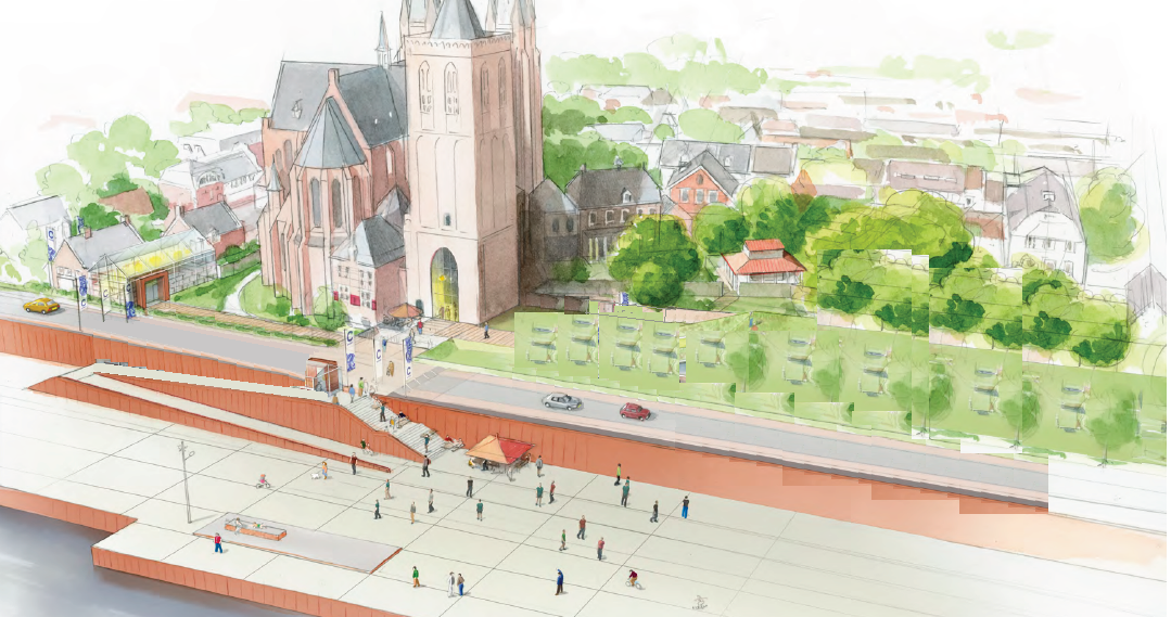 Schets van de tempel