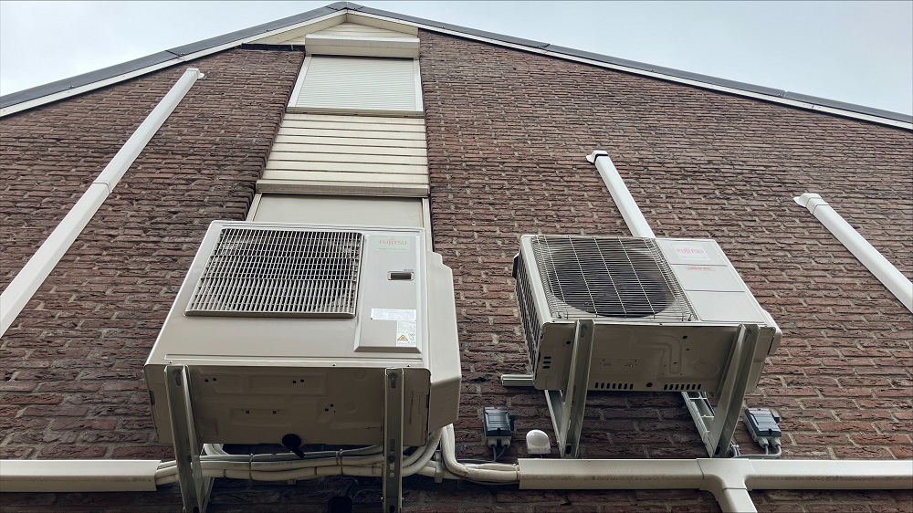 Foto van maatregelen aan gevel woning