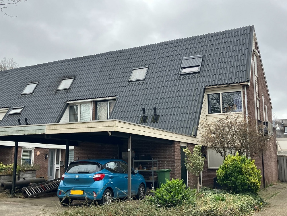 Foto van verduurzaamde hoekwoning